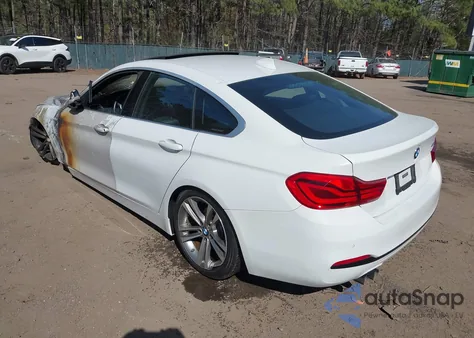 2018 BMW 430I Gran Coupe from USA, damaged, VIN WBA4J1C59JBM10486